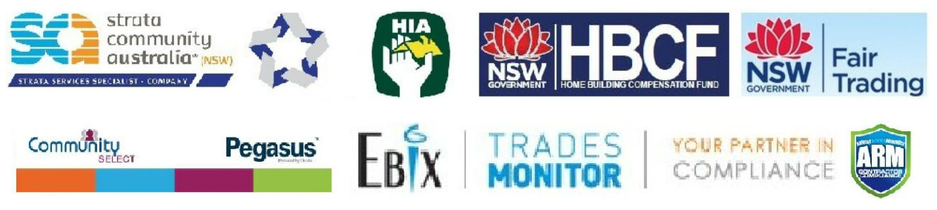 Strata compliance logos 2 layer